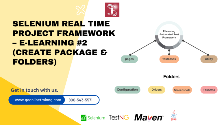 Selenium Real-time Project Framework – #1 (Maven Project)